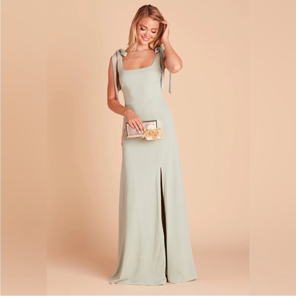 NWT Birdy Grey Dress. Alex Convertible Dress Crepe Sage. Size Medium.